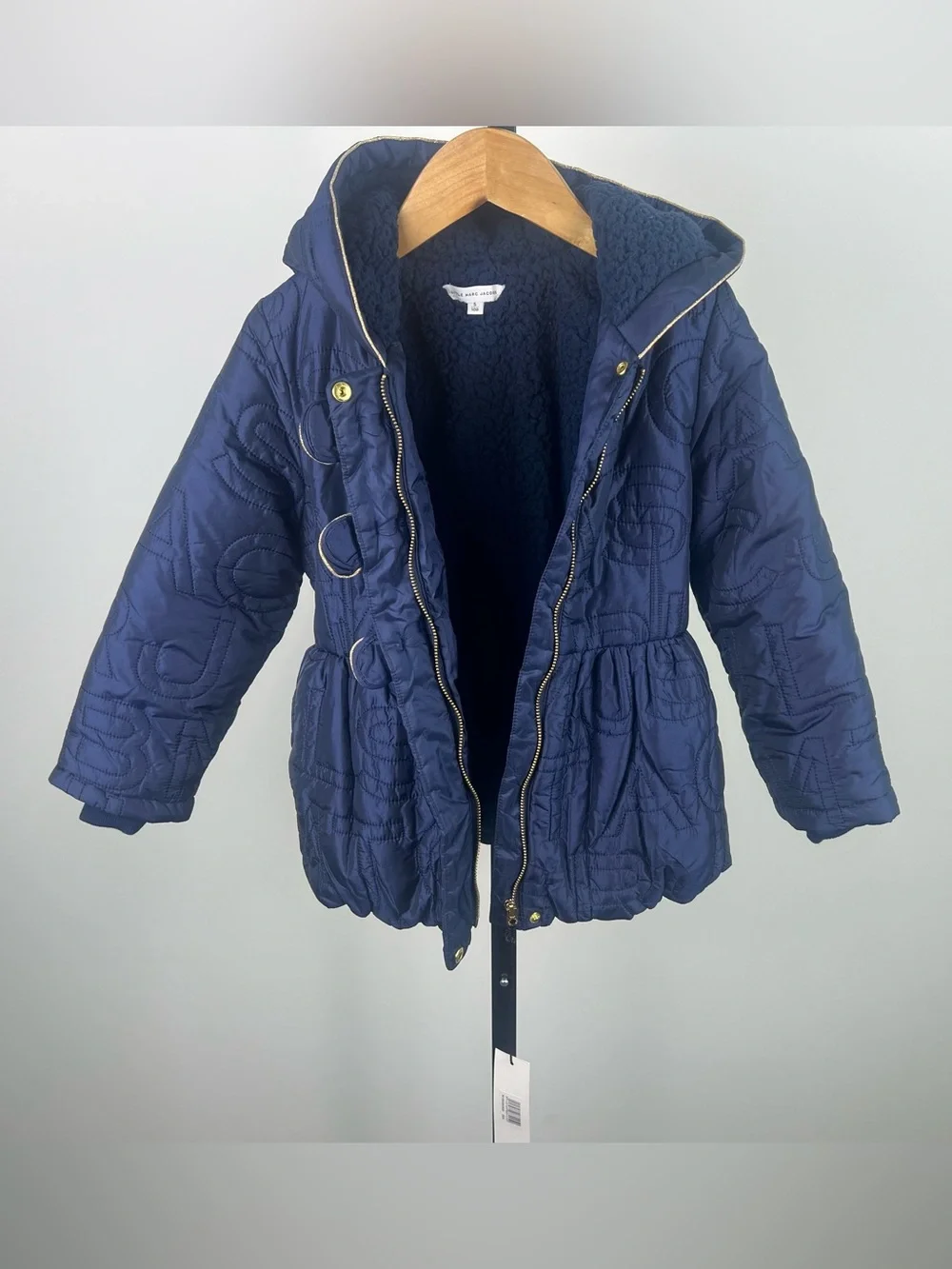 Marc Jacobs Girls Puffer Coat/Jacket, Navy, Size 5